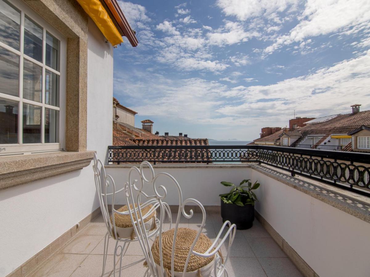 Ferienwohnung Desconectaengalicia Atico Vidal Rocha, Terraza Y Vistas Sanxenxo Exterior foto